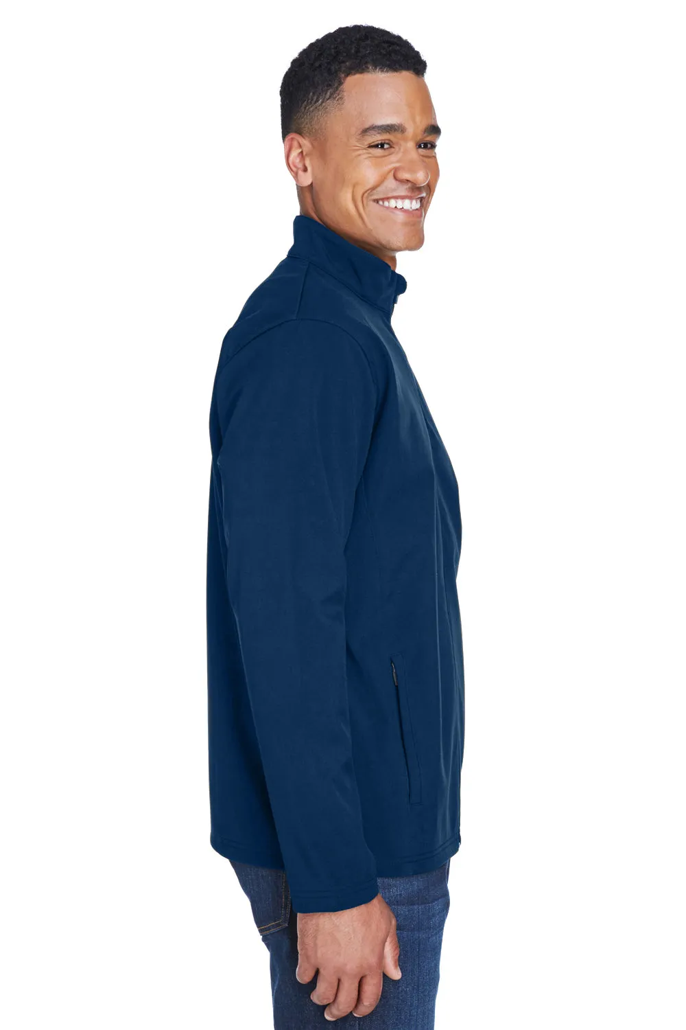 Team 365 Herren Leader Wind- und wasserdichte Reißverschlussjacke - Dunkelmarineblau