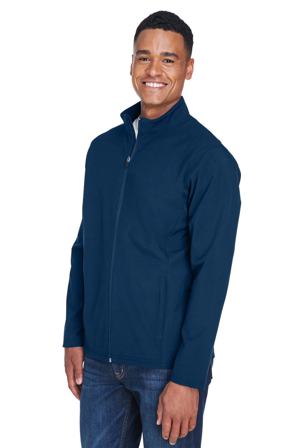 Team 365 Herren Leader Wind- und wasserdichte Reißverschlussjacke - Dunkelmarineblau