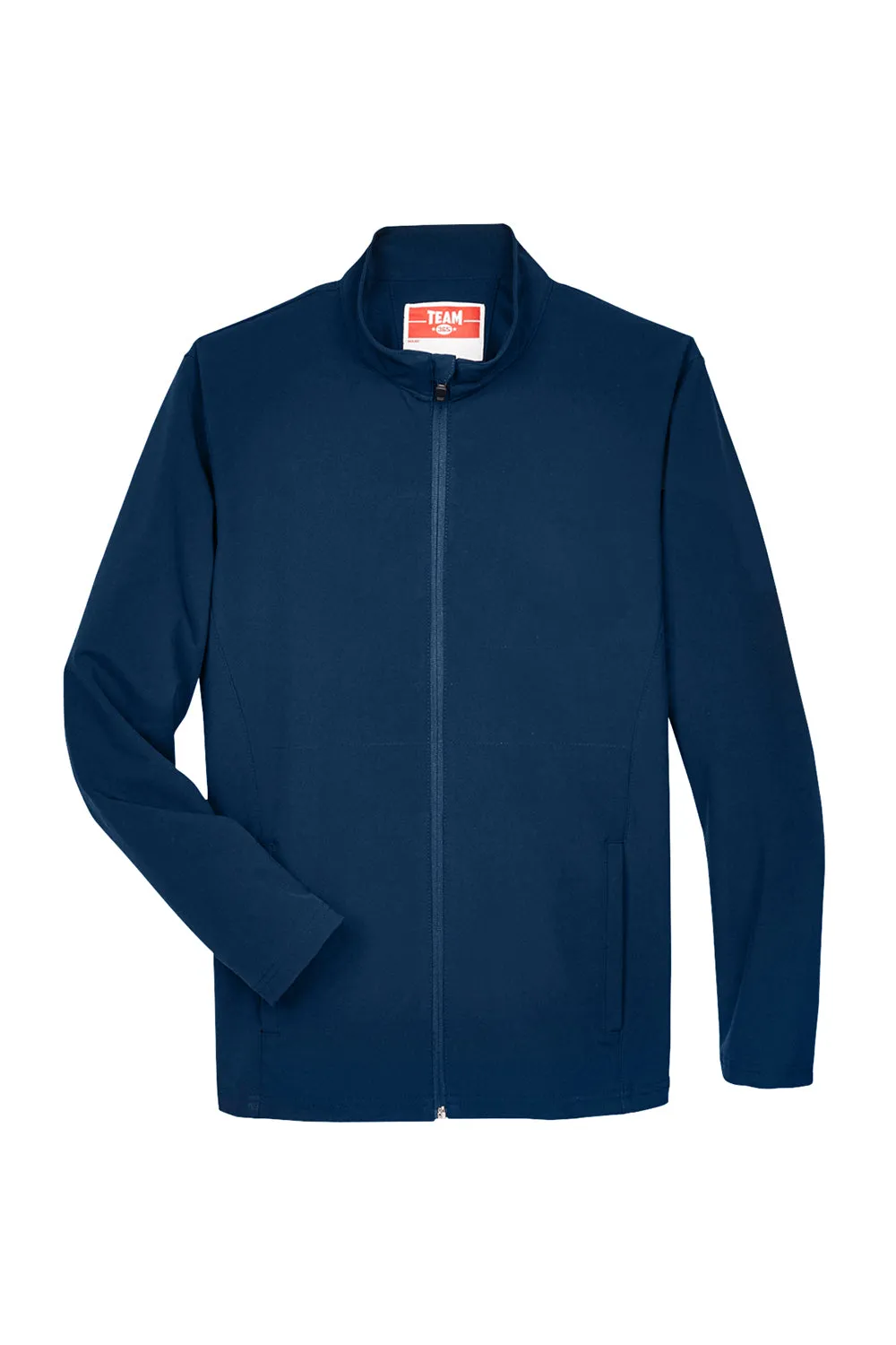Team 365 Herren Leader Wind- und wasserdichte Reißverschlussjacke - Dunkelmarineblau