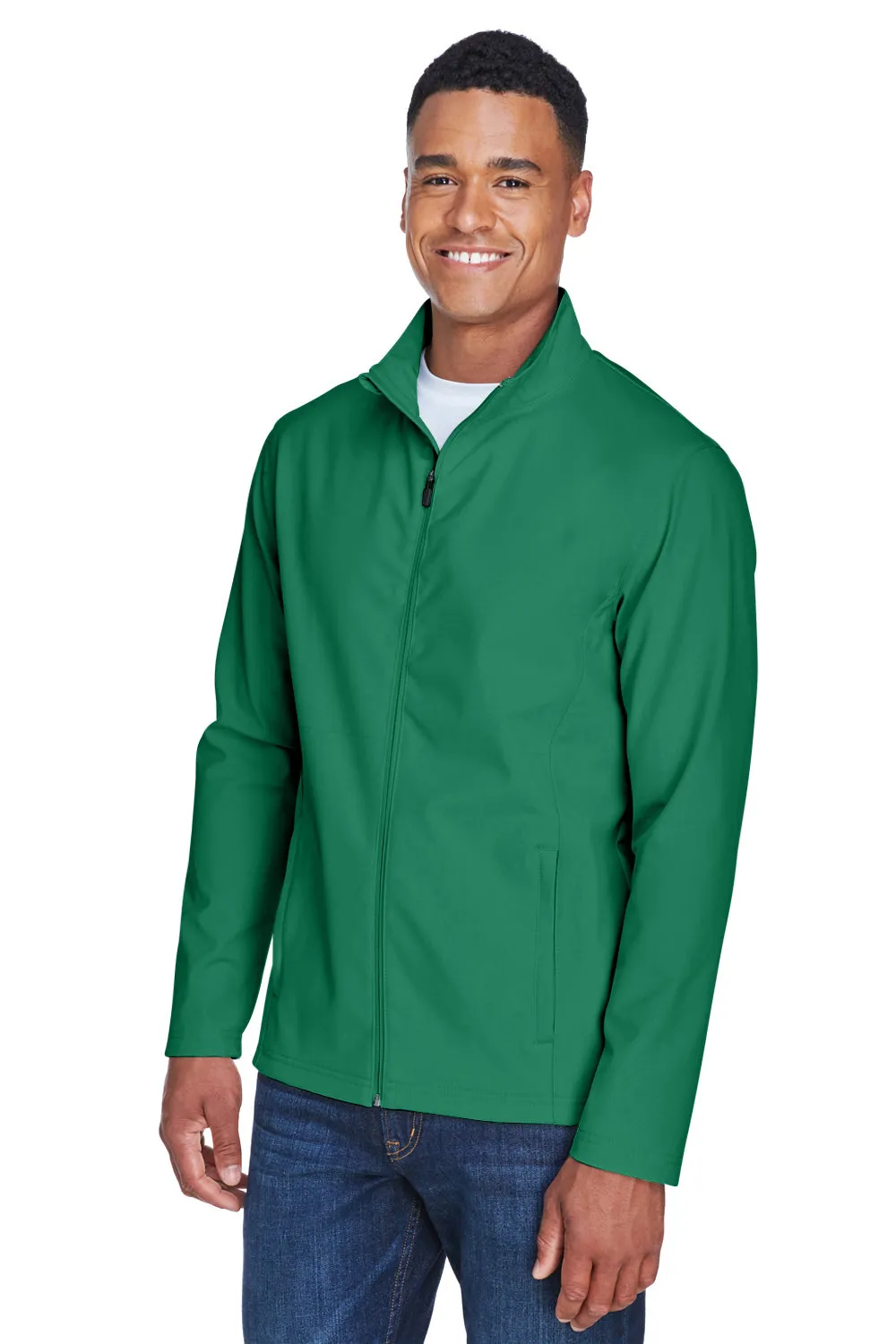 Team 365 Herren Leader Wind- & wasserdichte Reißverschlussjacke - Kelly Grün