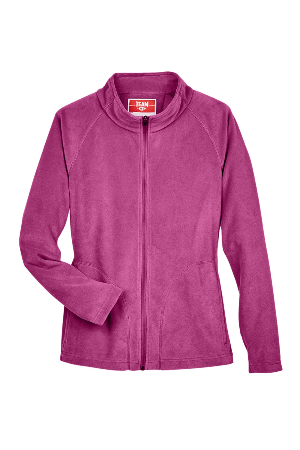 Team 365 Damen Campus Pill Resistant Microfleece Full-Zip Jacke - Wohltätigkeitsrosa