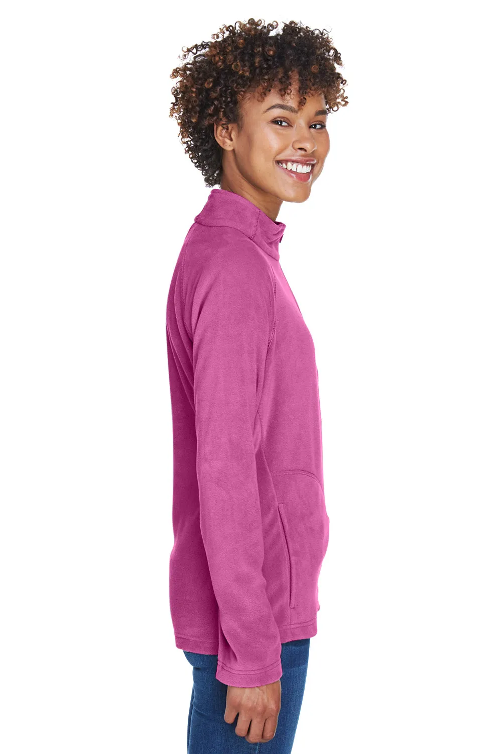Team 365 Damen Campus Pill Resistant Microfleece Full-Zip Jacke - Wohltätigkeitsrosa