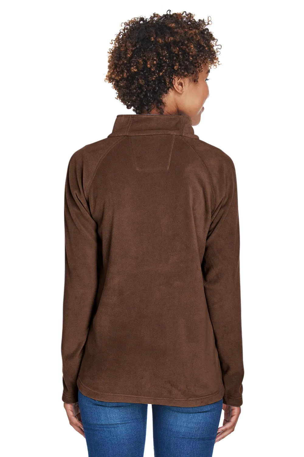 Team 365 Damen Campus Pill Resistente Mikrofleece Full-Zip Jacke - Dunkelbraun