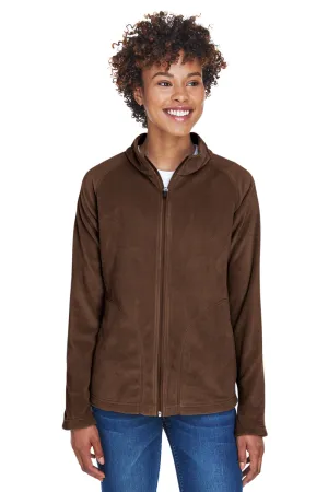 Team 365 Damen Campus Pill Resistente Mikrofleece Full-Zip Jacke - Dunkelbraun