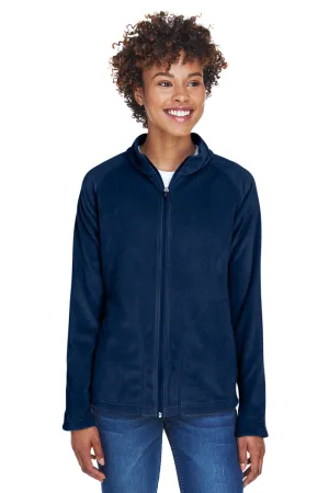 Team 365 Damen Campus Pill Resistant Microfleece Full-Zip-Jacke - Dunkelmarineblau