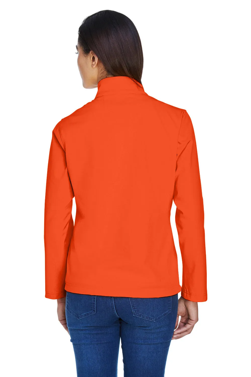 Team 365 Damen Leader Wind- & wasserdichte Reißverschlussjacke - Orange