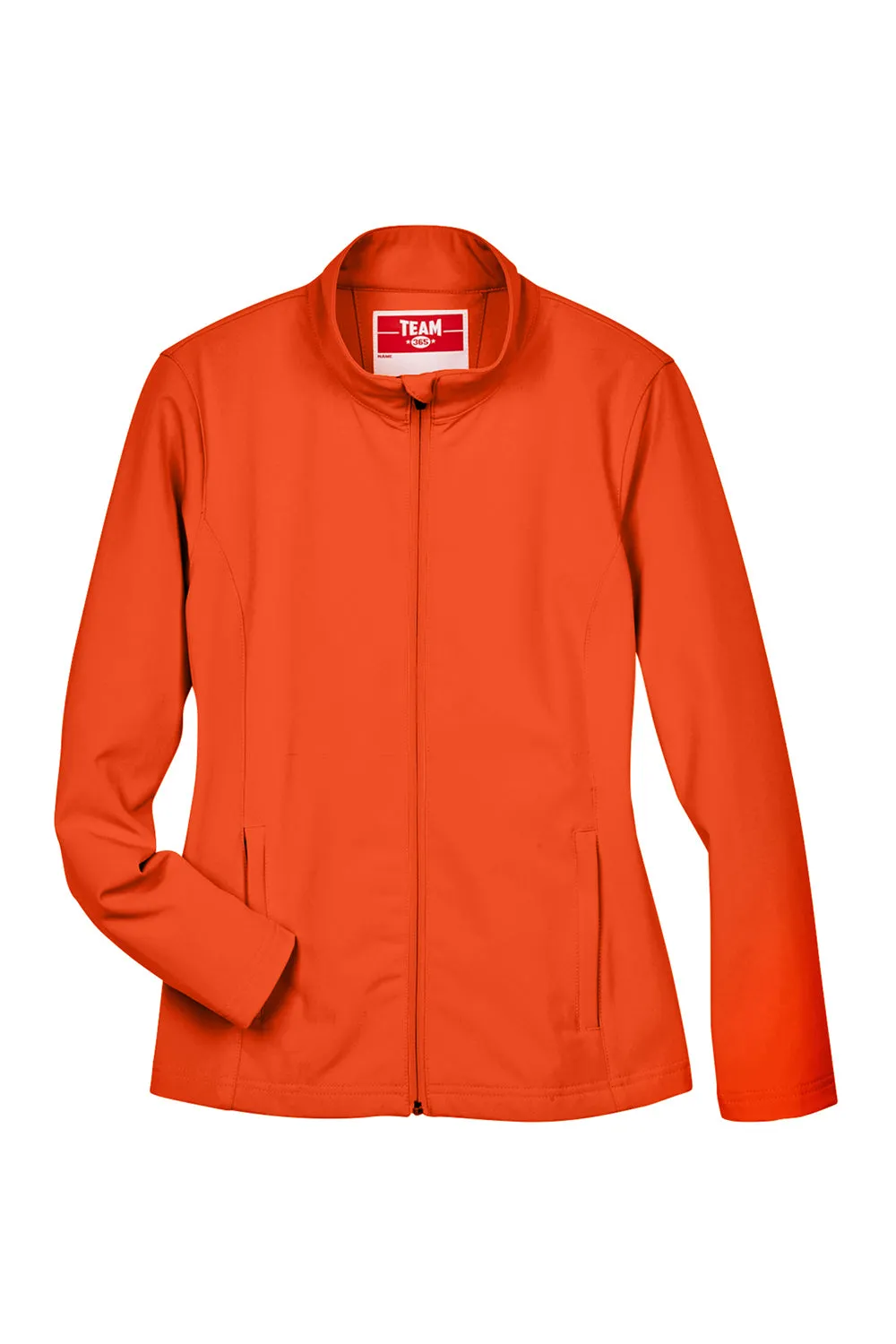 Team 365 Damen Leader Wind- & wasserdichte Reißverschlussjacke - Orange