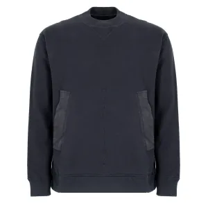 Ten C Crew Sweatshirt Rundhalspullover Schwarz
