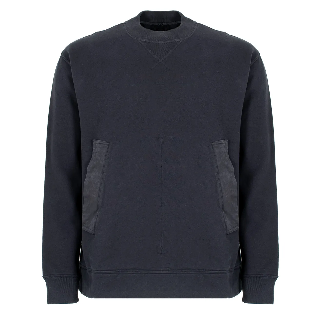 Ten C Crew Sweatshirt Rundhalspullover Schwarz