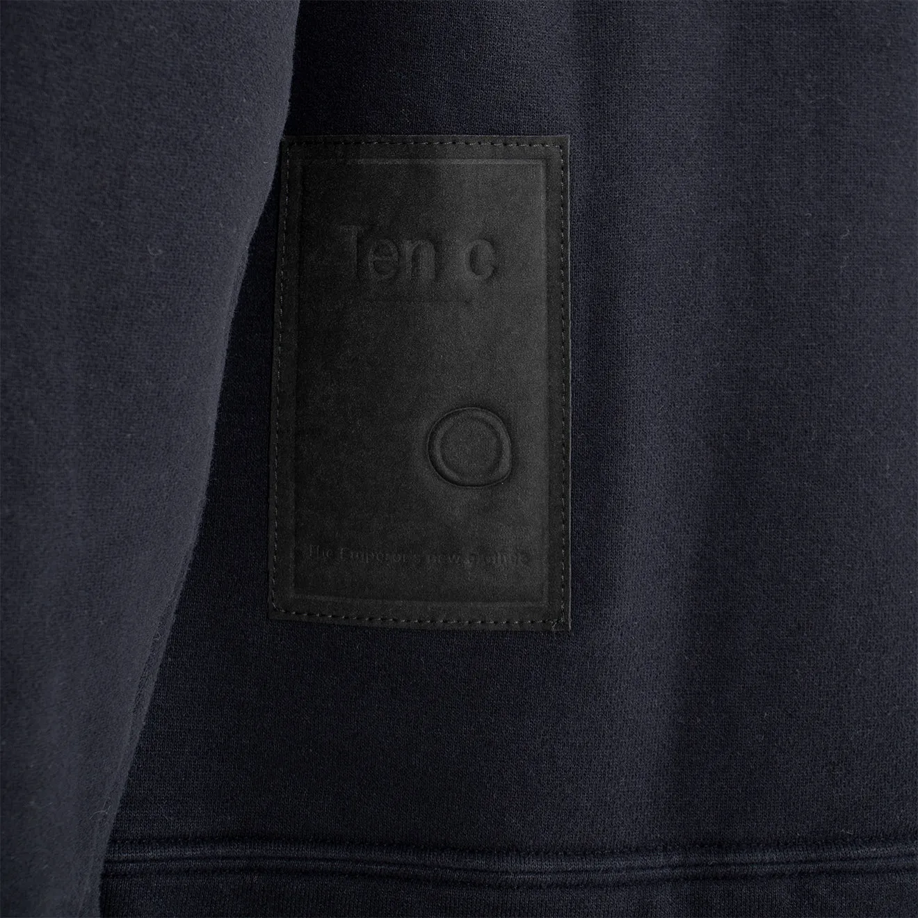 Ten C Crew Sweatshirt Rundhalspullover Schwarz