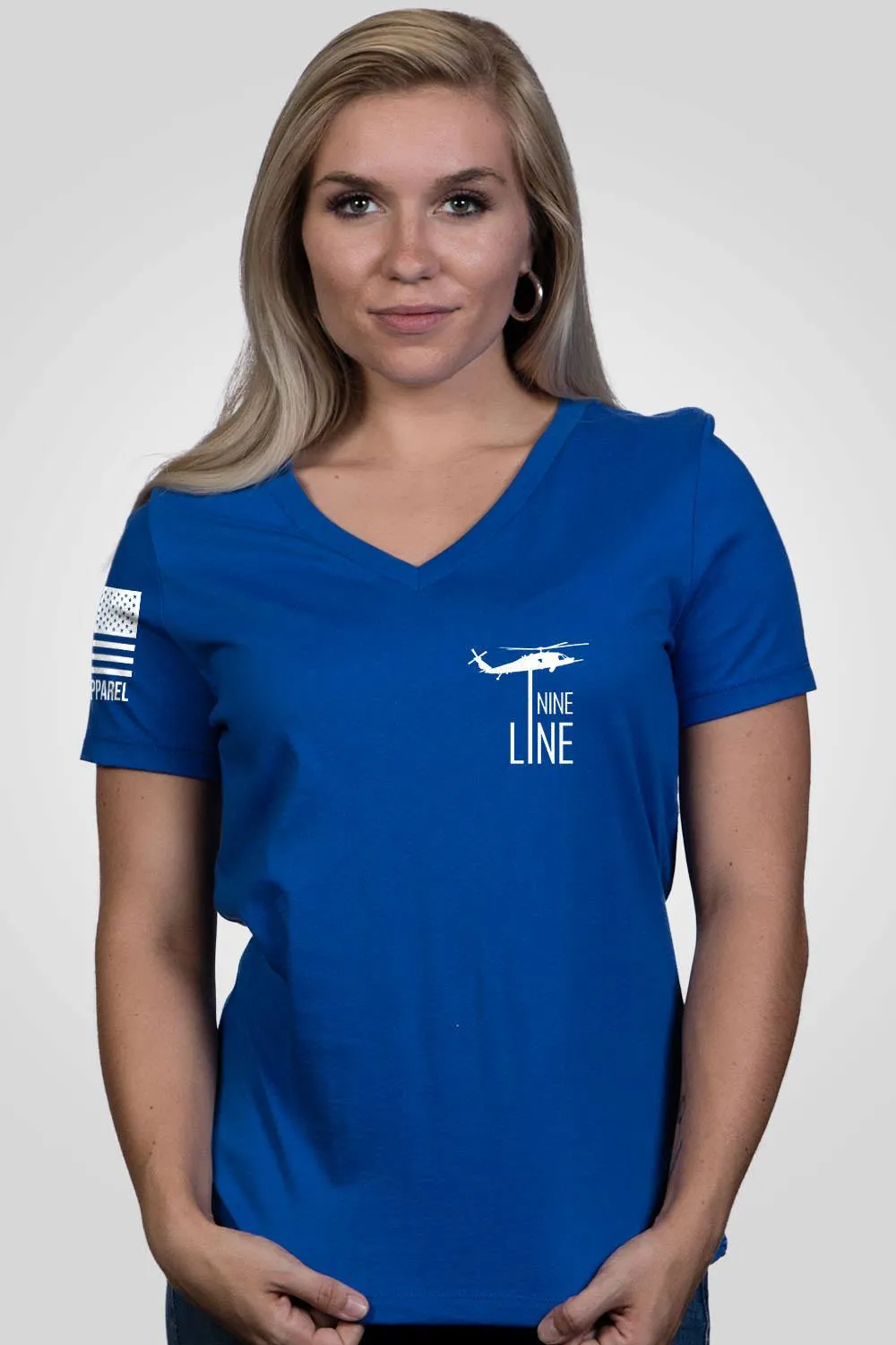 The Pledge - Damen V-Ausschnitt Shirt mit lockerer Passform