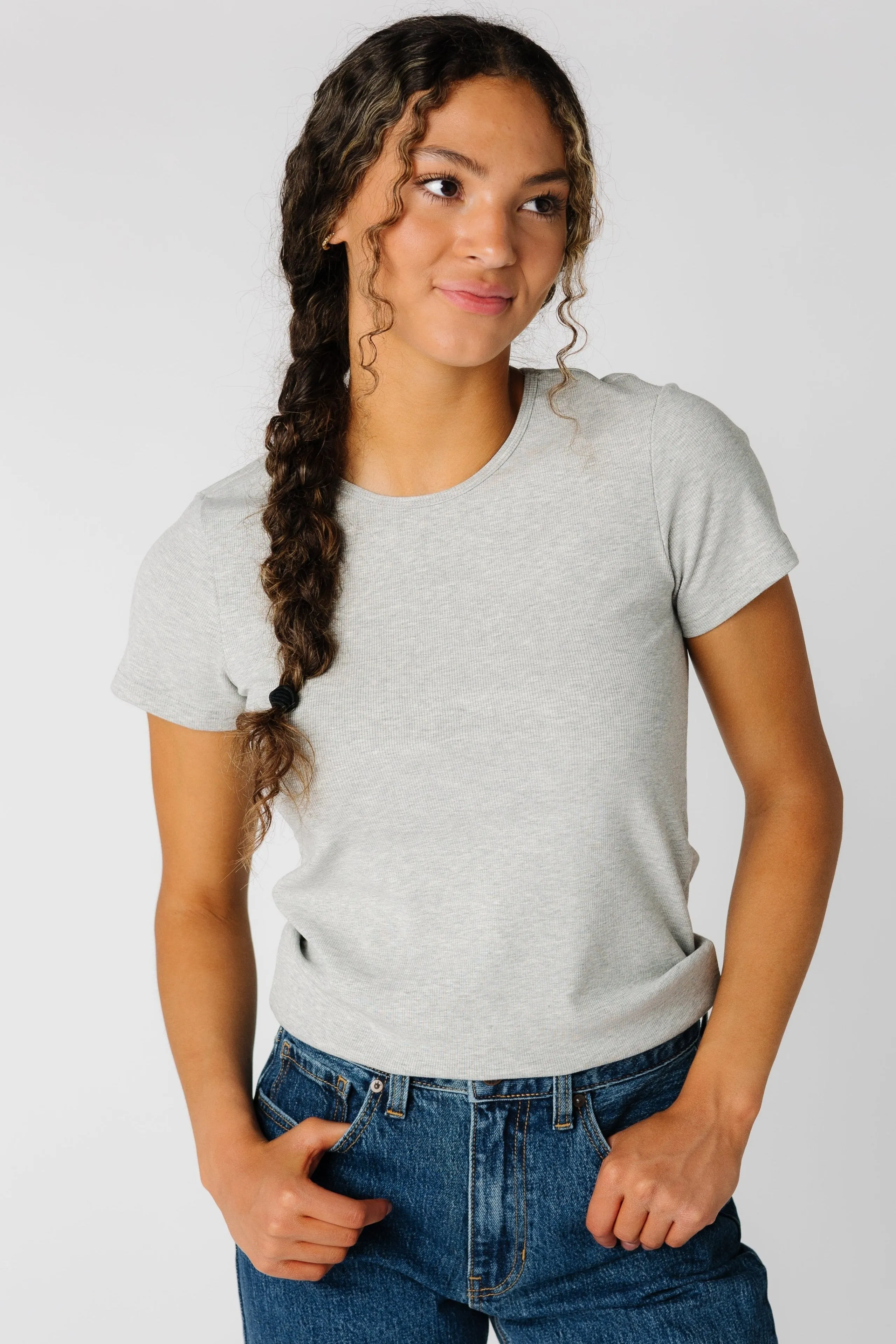 The Reese Top - Grau meliert