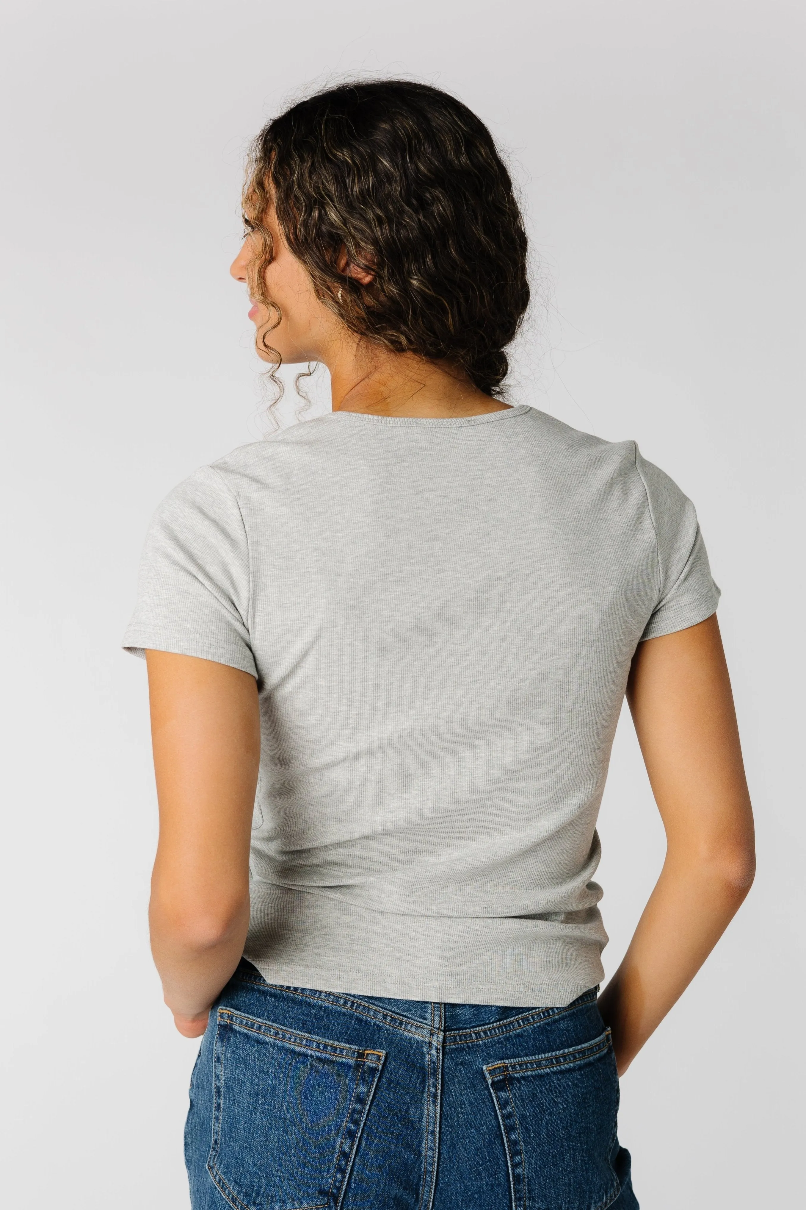 The Reese Top - Grau meliert