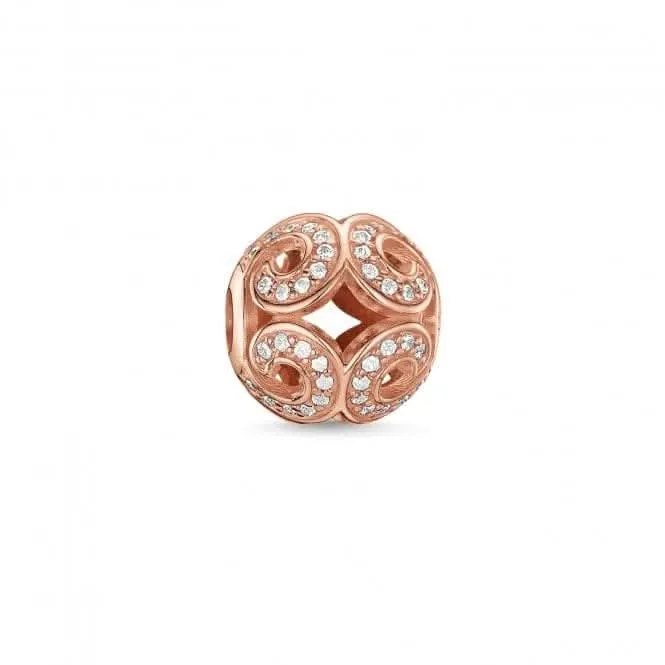 Thomas Sabo Karma Perlen Schmuck Thomas Sabo Karma Perlen Roségold Glitzernde Welle K0027
