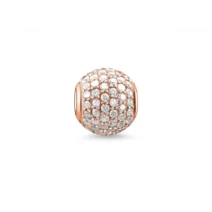 Thomas Sabo Karma Perlen Schmuck Thomas Sabo Karma Perlen Roségold Pave Weiß K0053