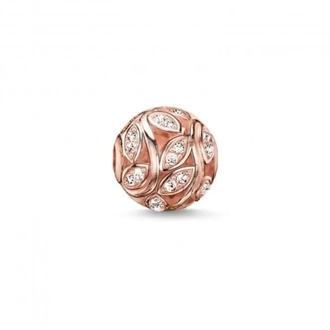 Thomas Sabo Karma Perlen Schmuck Thomas Sabo Karma Silber Vergoldet Roségold Zirkonia Perle K0080