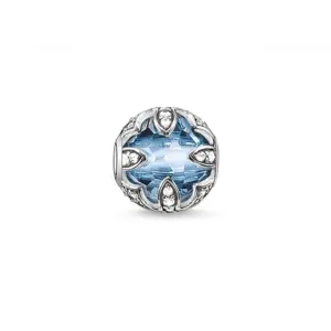Thomas Sabo Karma Perlen Schmuck Thomas Sabo Karma Sterling Silber Geschwärzter Synthetischer Spinell K0106