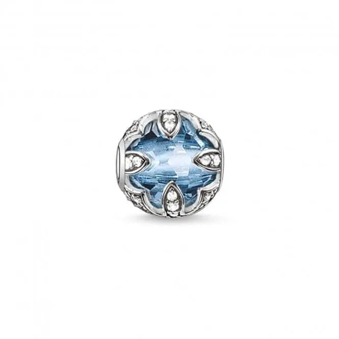 Thomas Sabo Karma Perlen Schmuck Thomas Sabo Karma Sterling Silber Geschwärzter Synthetischer Spinell K0106