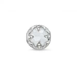 Thomas Sabo Karma Perlen Schmuck Thomas Sabo Milchquarz Zirkonia Karma Perle K0143-690-14