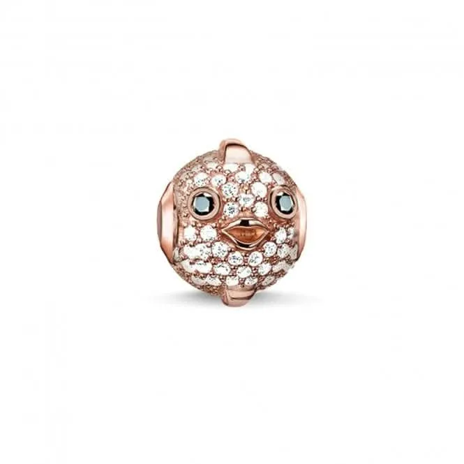Thomas Sabo Karma Perlen Schmuck Thomas Sabo Roségold Zirkonia Karma Perle K0148-416-14