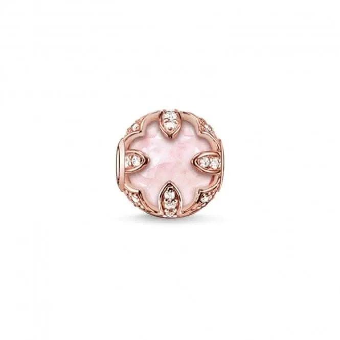 Thomas Sabo Karma Perlen Schmuck Thomas Sabo Silber Roségold vergoldet Roségold Rosenquarz Zirkonia K0099