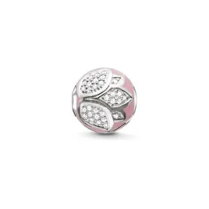 Thomas Sabo Karma Perlen Schmuck Thomas Sabo Silber Rosa Lotusblüte Karma Perle K0203-041-9