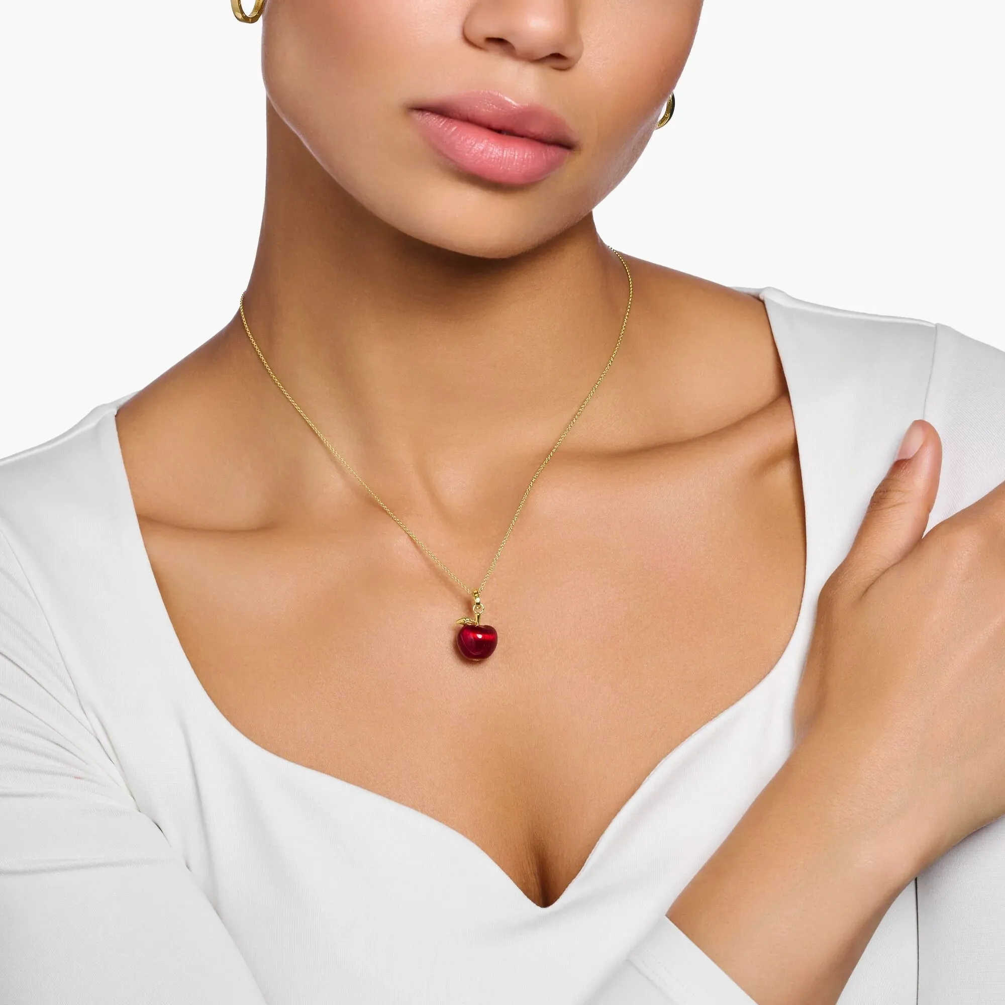 Thomas Sabo Damen Halsketten Gold Apfel Halskette