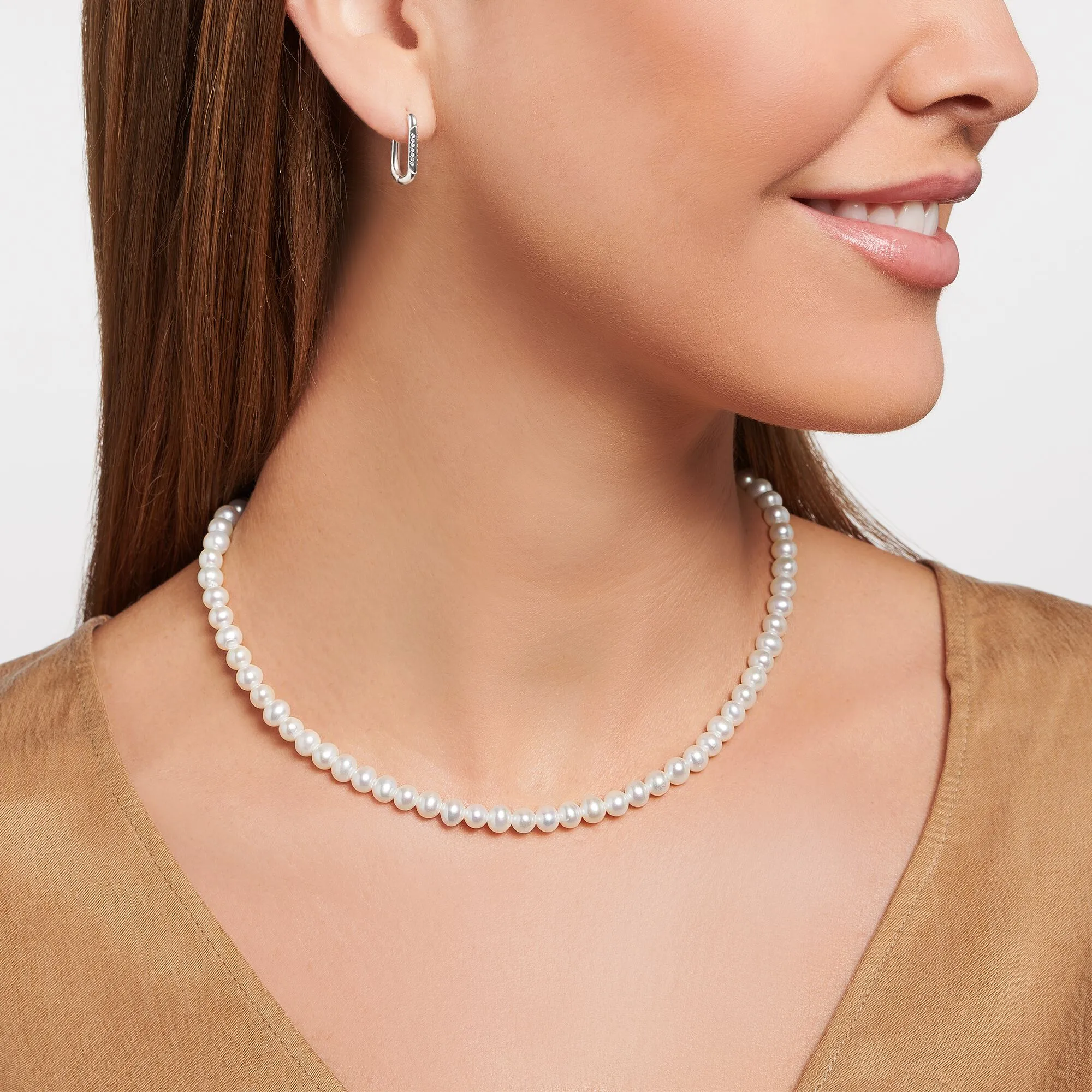 Thomas Sabo Damenketten Halskette Perlen Silber