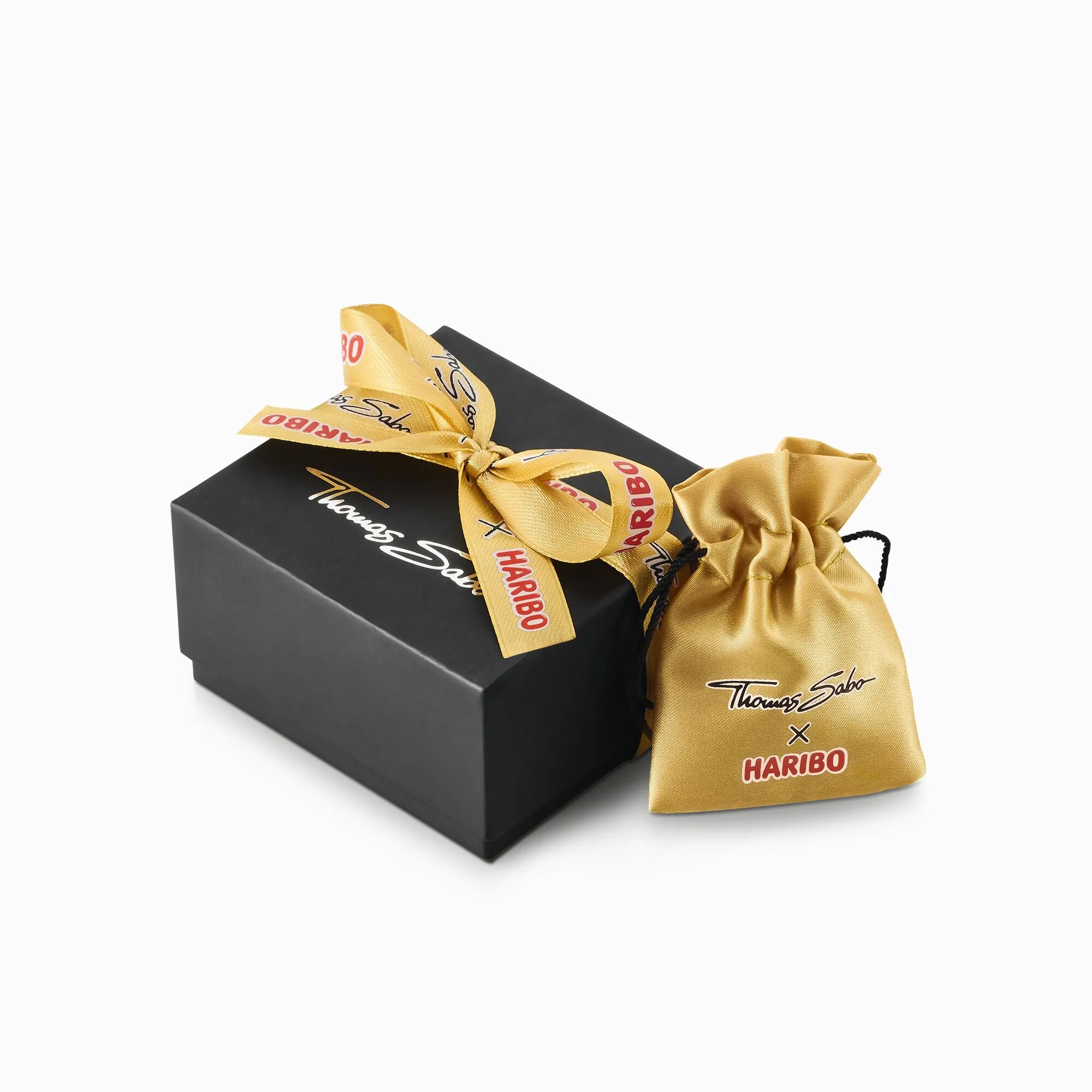 Thomas Sabo Damenketten Halskette mit 5 farbenfrohen Goldbären