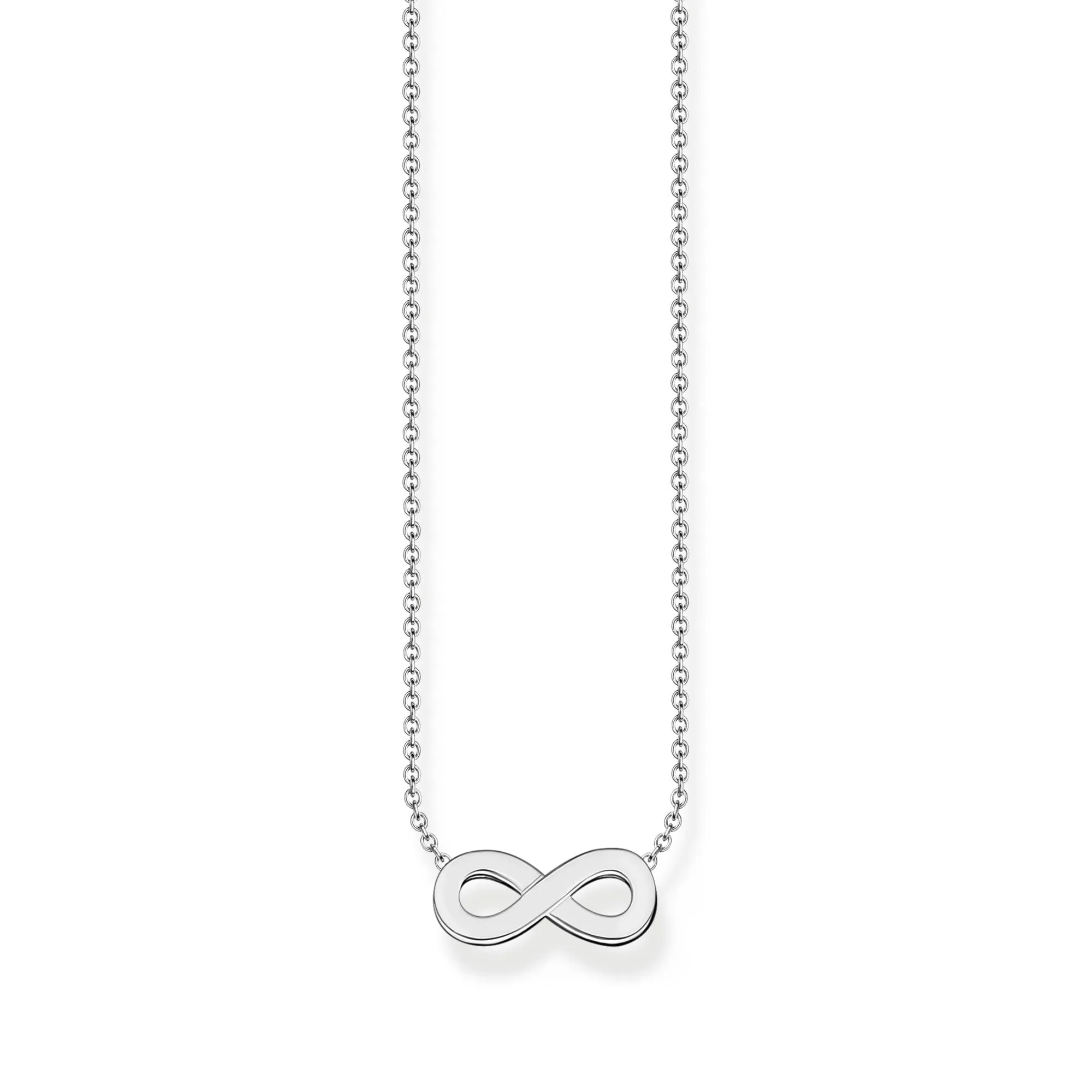 Thomas Sabo Damen Halsketten Kette mit Unendlichkeits-Anhänger - Silber