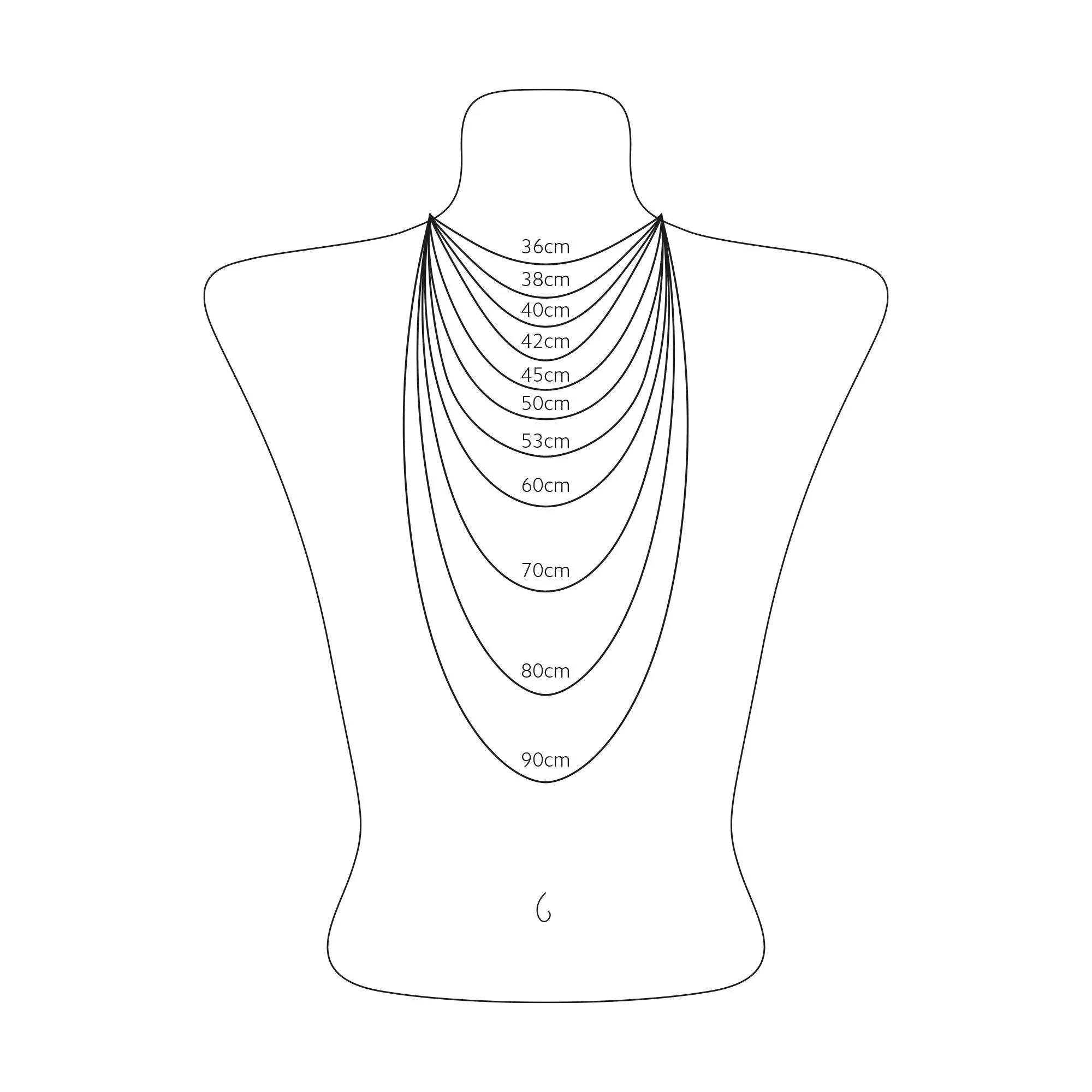 Thomas Sabo Damenketten Halskette mit Buchstaben-Anhänger M und weißem Zirkonia - Gold