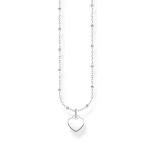 Thomas Sabo Damenketten Silberkette mit Herz-Anhänger