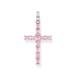 Thomas Sabo Damen Anhänger Schmuck Heritage Rosa Kreuz Anhänger