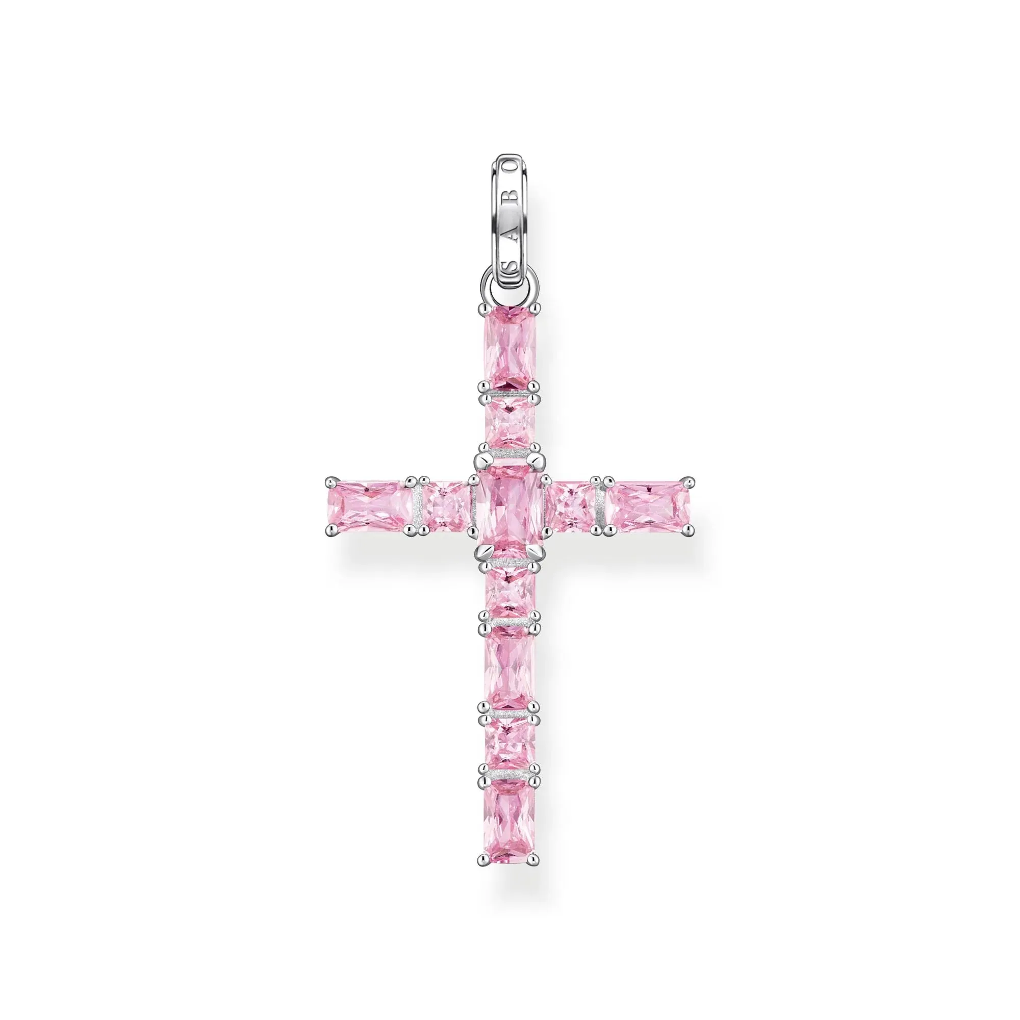 Thomas Sabo Damen Anhänger Schmuck Heritage Rosa Kreuz Anhänger