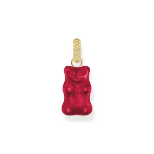Thomas Sabo Damen Anhänger Schmuck Großer Anhänger mit Rotgoldbären und Zirkonia