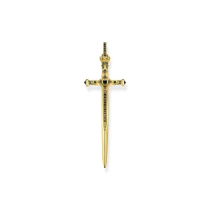 Thomas Sabo Damen Anhänger Schmuck Anhänger Schwert Gold