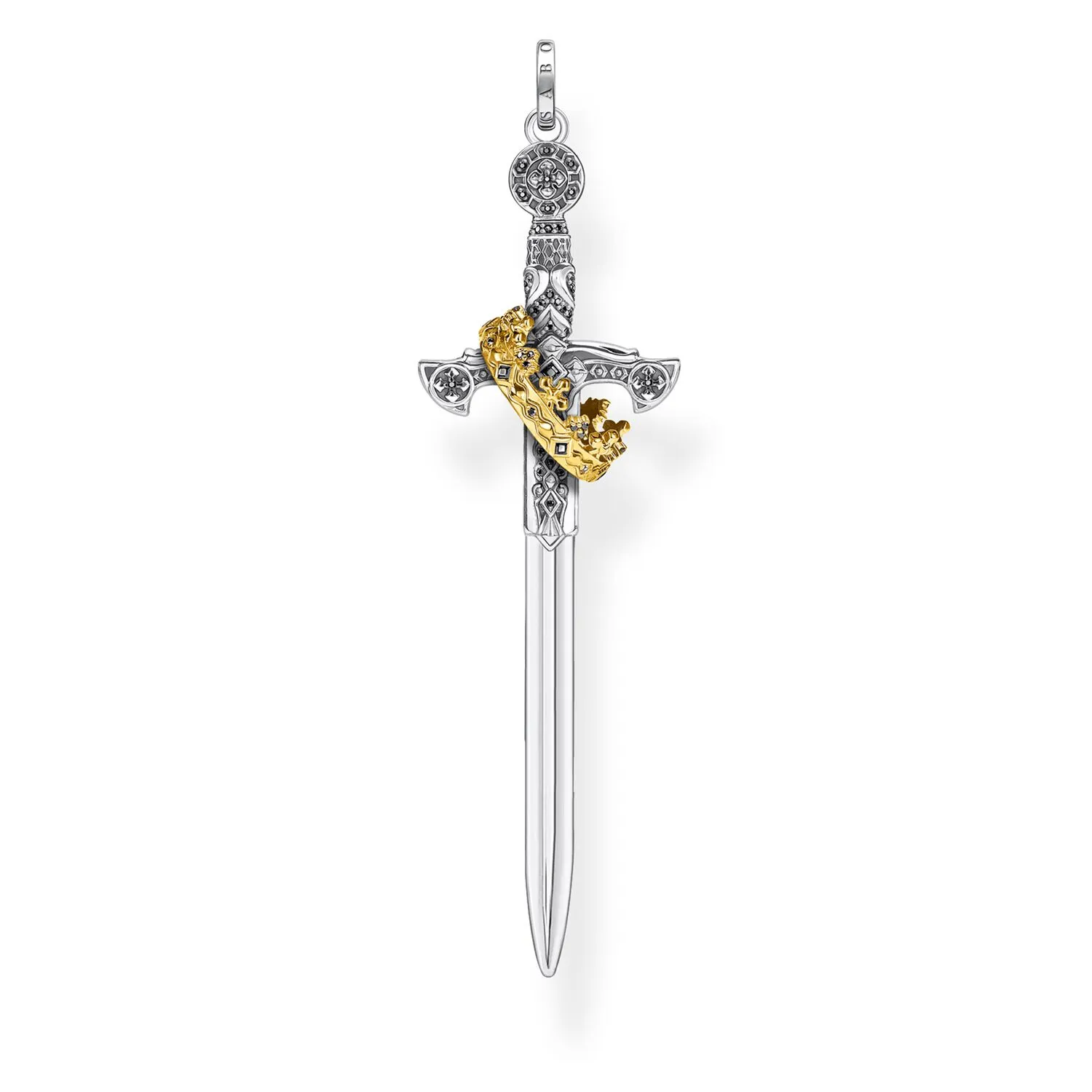 Thomas Sabo Damen Anhänger Schmuck Anhänger Schwert mit Krone