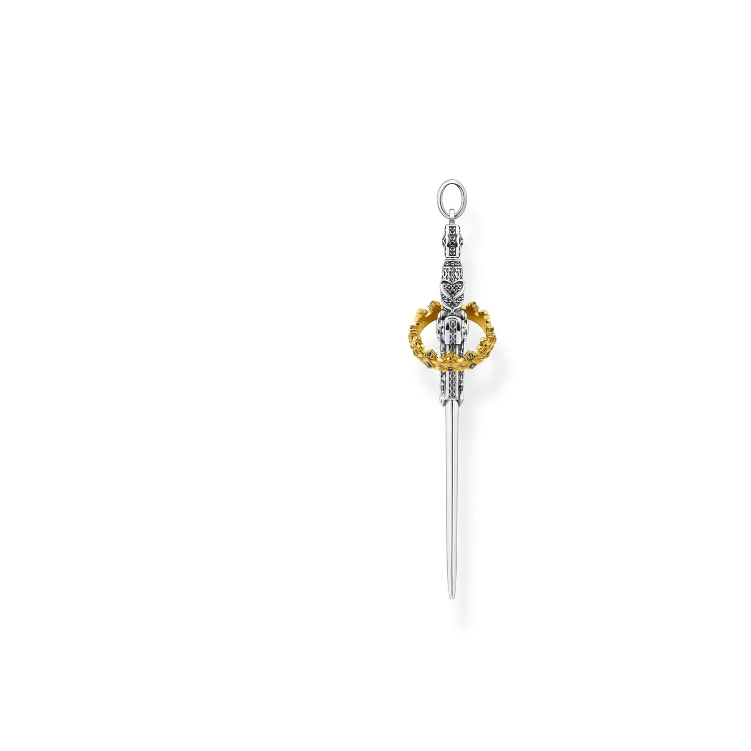 Thomas Sabo Damen Anhänger Schmuck Anhänger Schwert mit Krone