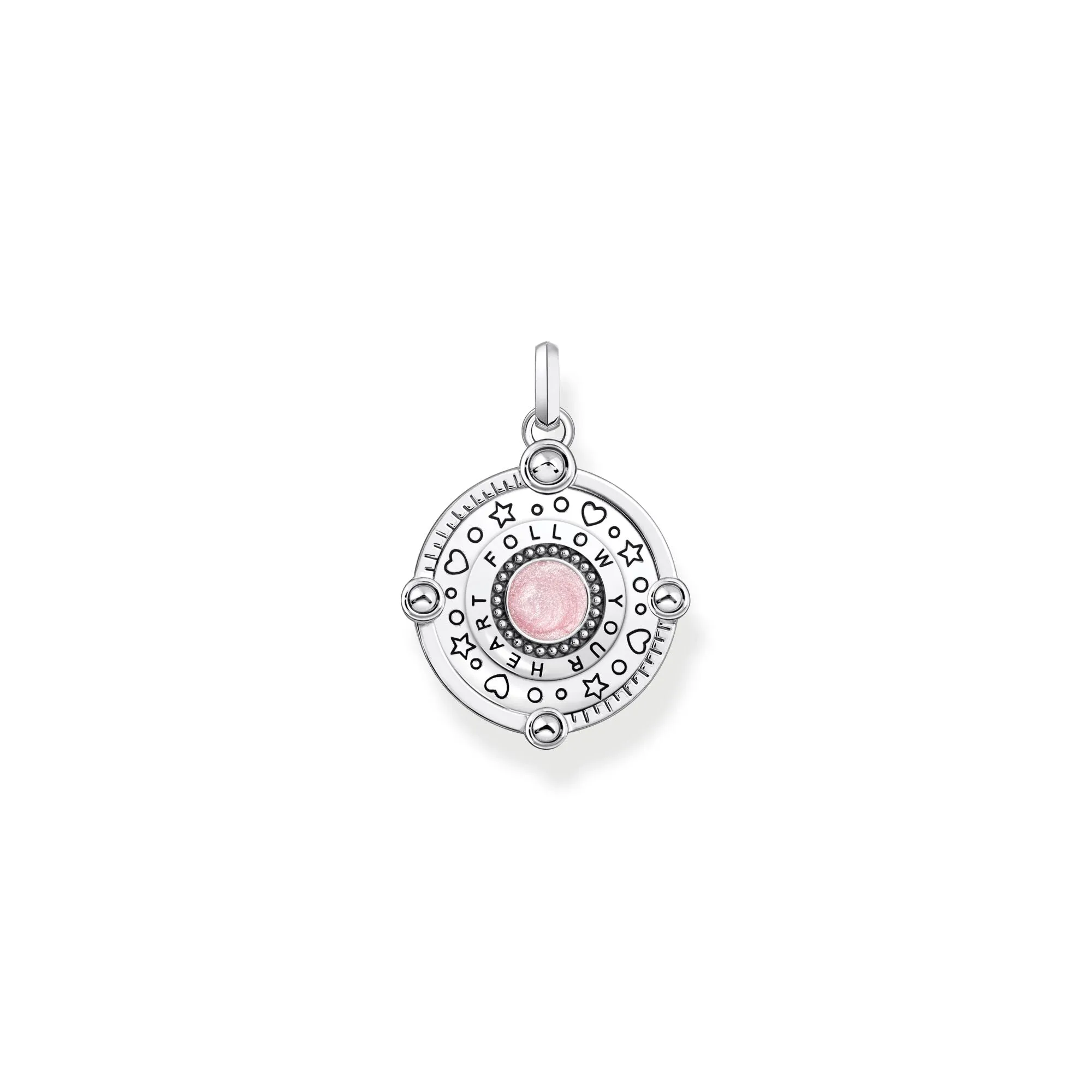 Thomas Sabo Damen Anhänger Schmuck Kleiner Anhänger mit Herz-Planet
