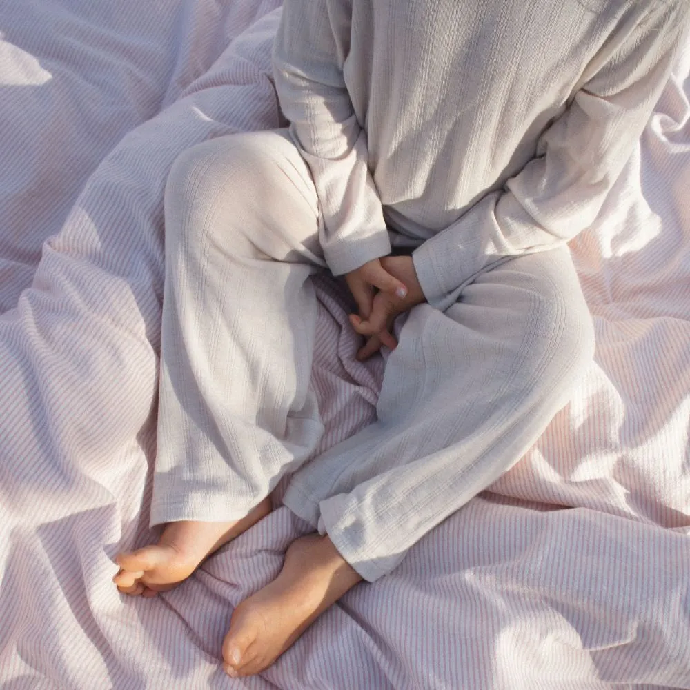 Zum Mond ☾ - Weite Hose - 100% Wolle - Mondstrahl