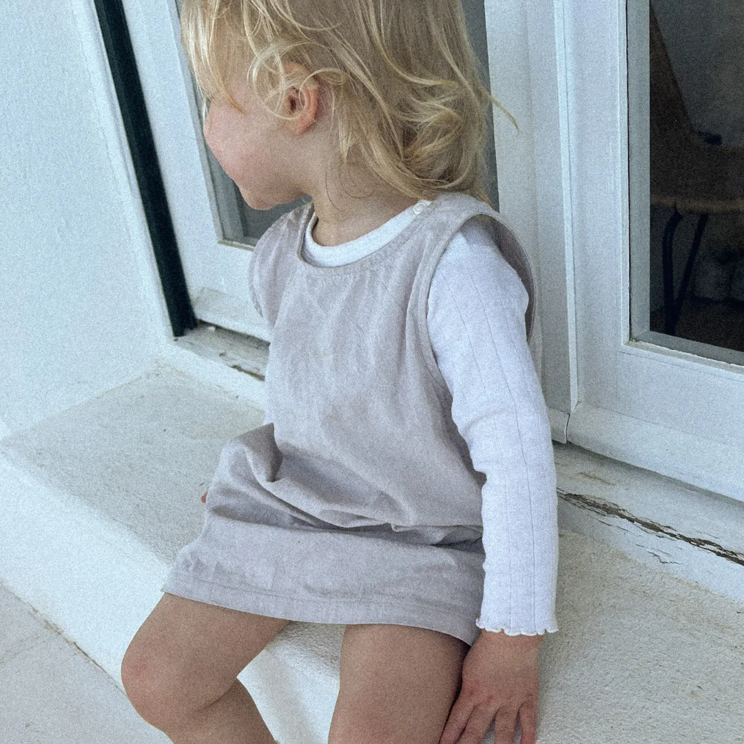 Zum Mond ☾ - Ziggy-Kleid - V-förmiger Rücken - 100% Baumwolle - Handgefertigt in Holland
