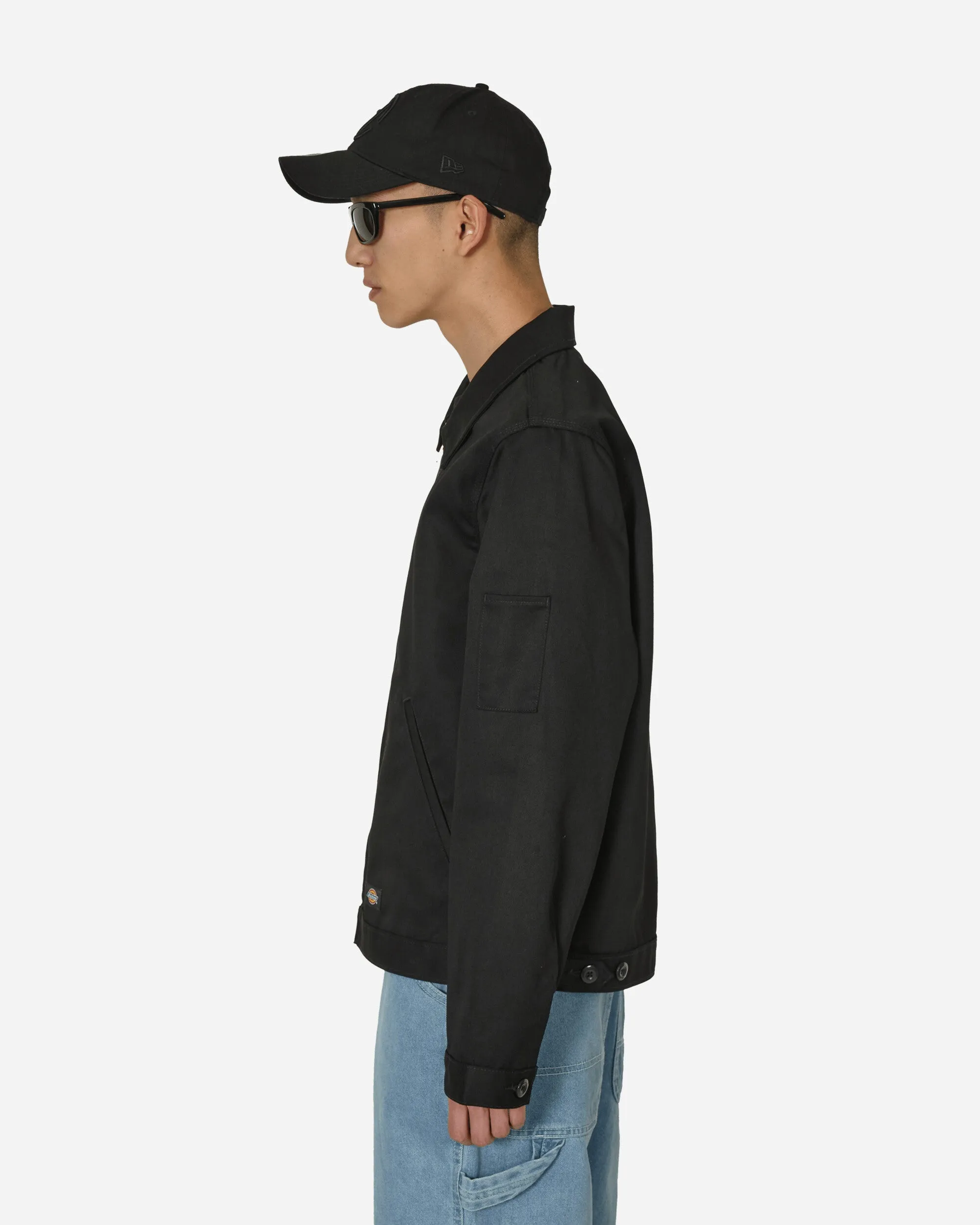 Ungefütterte Eisenhower-Jacke Schwarz