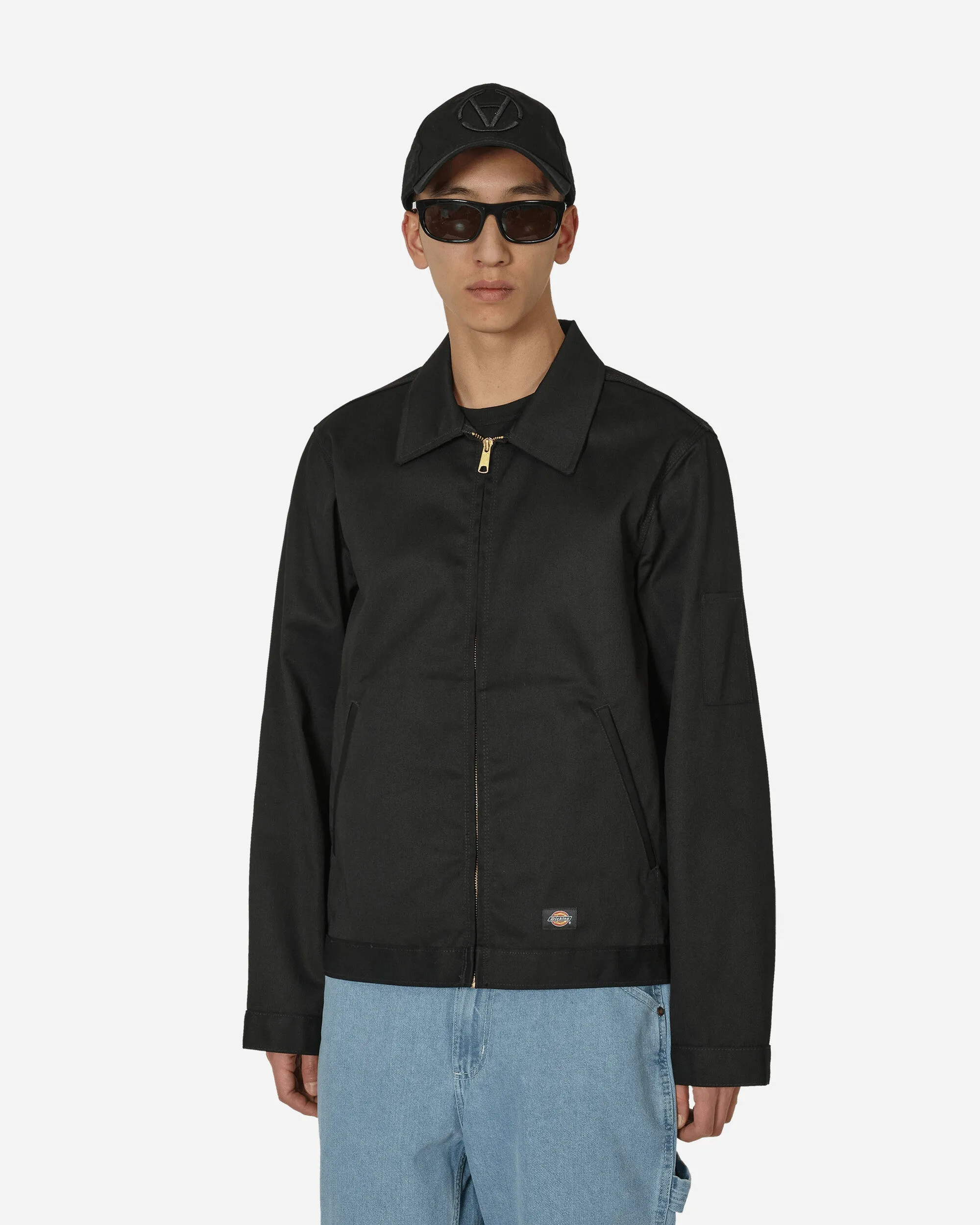 Ungefütterte Eisenhower-Jacke Schwarz