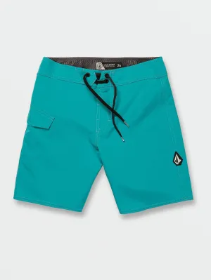 Volcom Lido Modellierte Badehose in Einfarbigem Design, Elektrisches Blau von Volcom