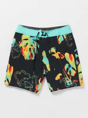 Volcom Paradise Bound Mod-Tech Herren-Boardshorts Schwarz Volcom