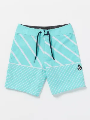 Volcom Quarta Static BoardBoys Shorts (Alter 8-14) Neon Blau Volcom