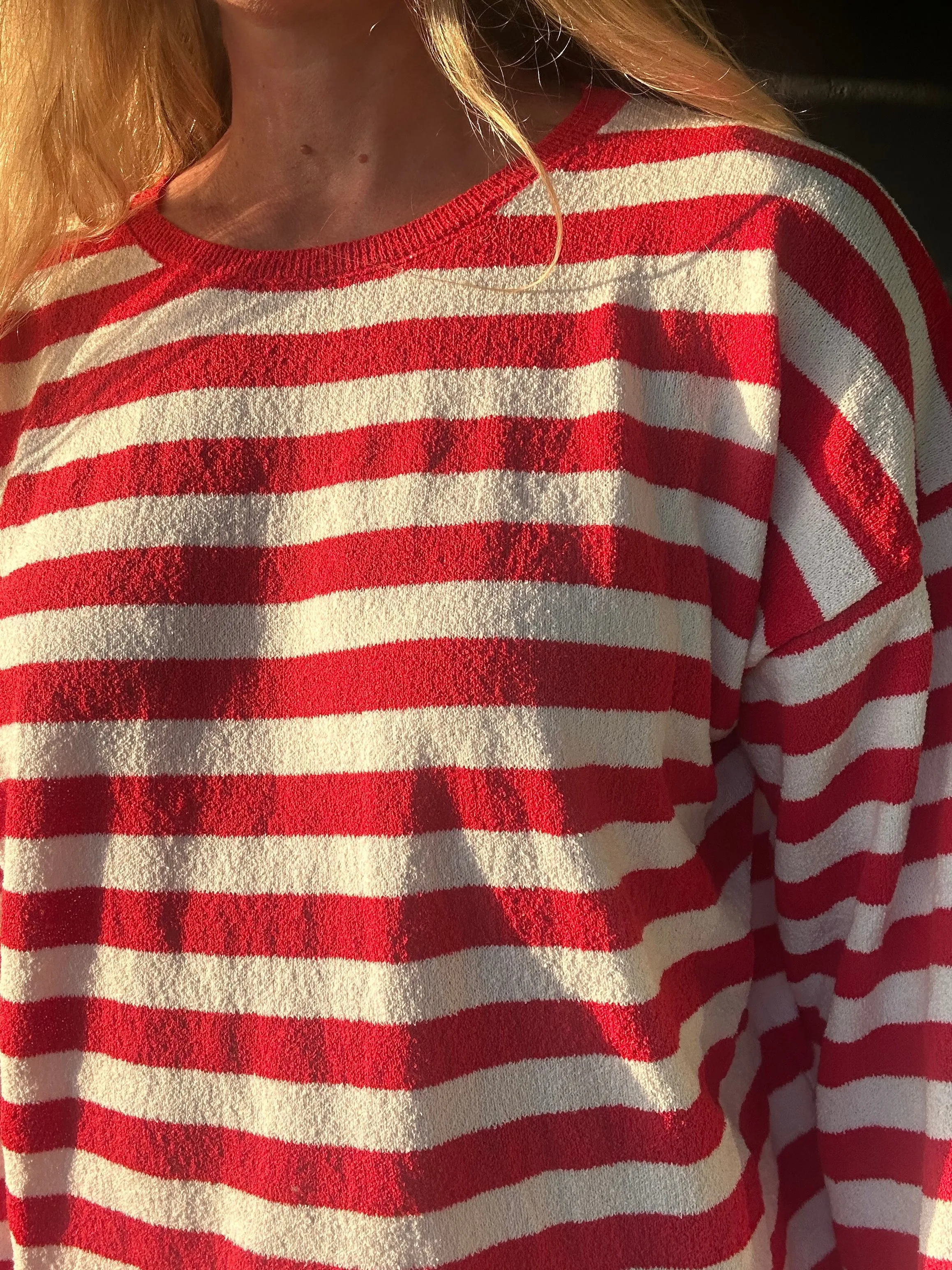 Waldos Gasse gestreifter Pullover
