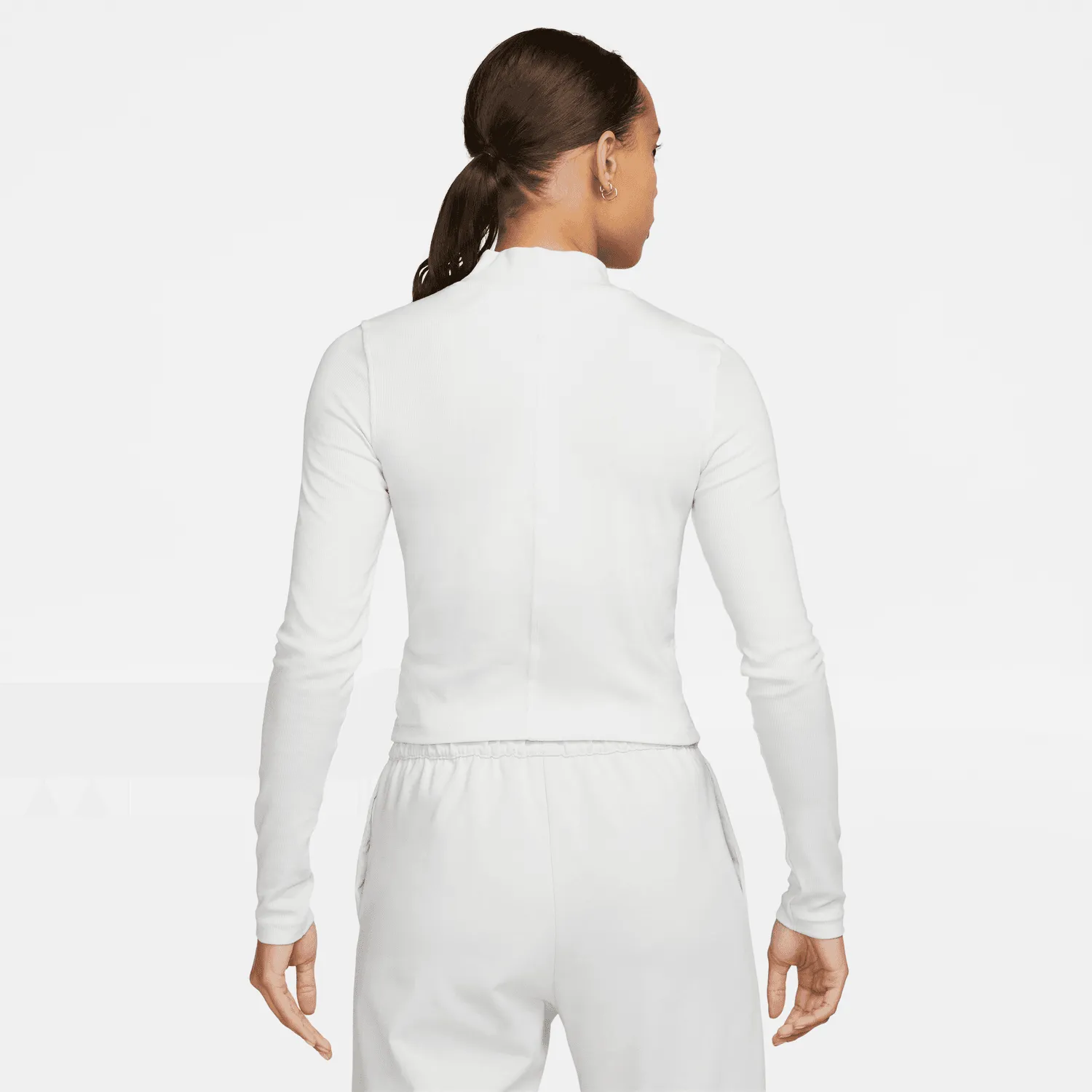 NIKE SPORTSWEAR ESSENTIALS DAMEN MOCK NECK T-SHIRT
