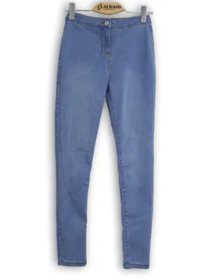 Damen-Skinny-Jeans in Uni, Hellblau