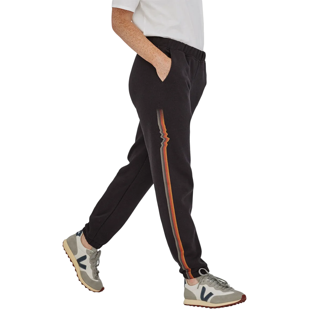 Damen Ridge Rise Streifen Sweatpants